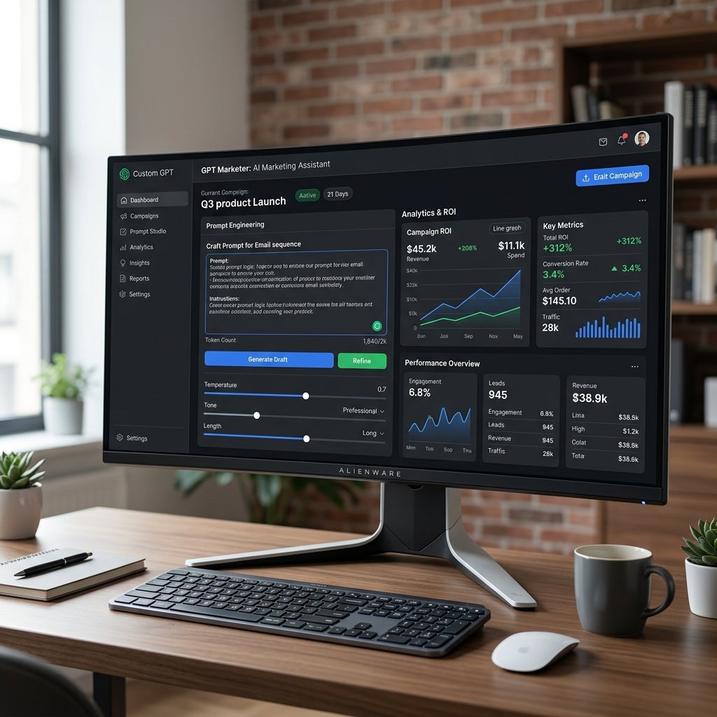 Custom GPT marketing assistant built by an InstaSkills learner